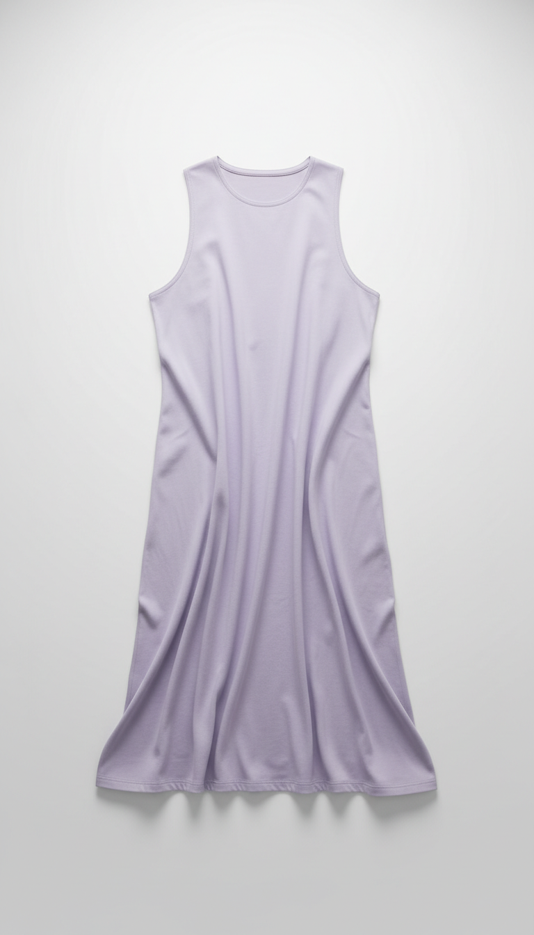 Cotton sleep gown in lavender haze