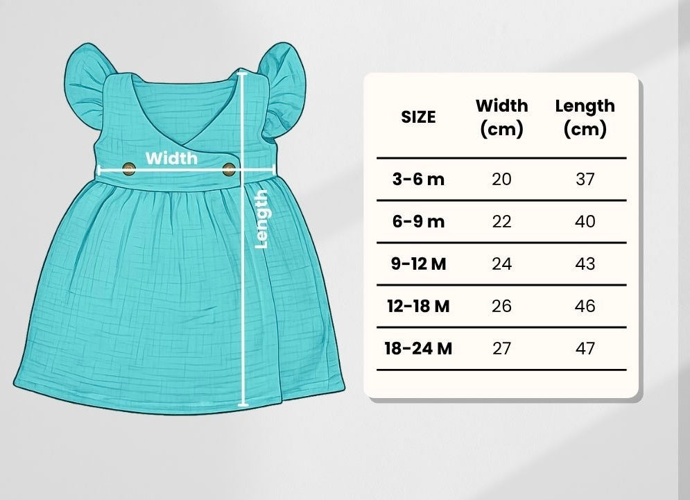 Butterfly Breeze Muslin Frock