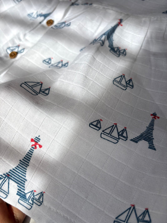 Chinmini Tiny Muslin Frocks(Pack of 2)