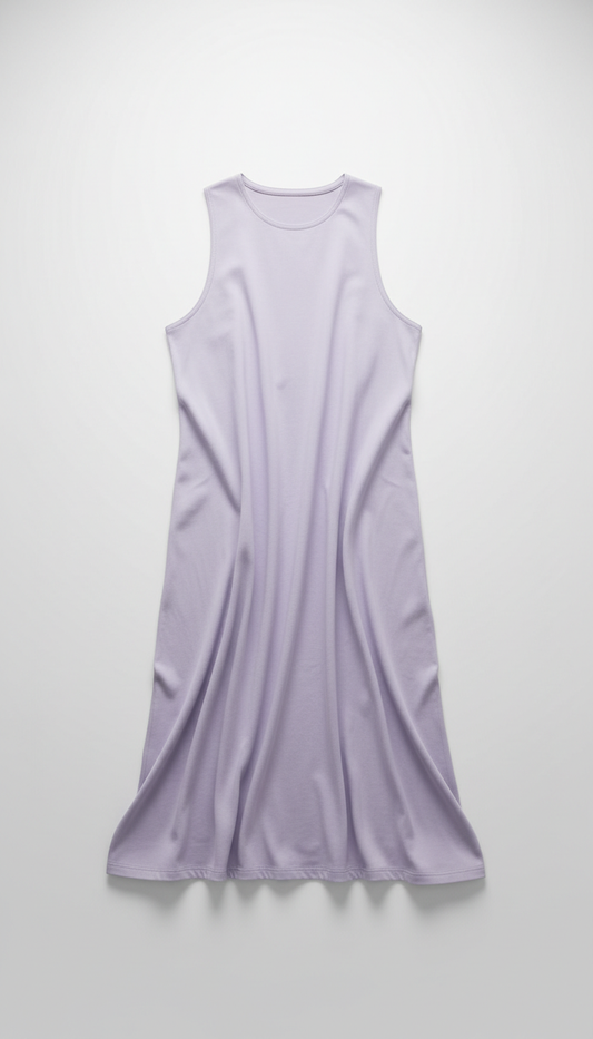 Cotton sleep gown in lavender haze