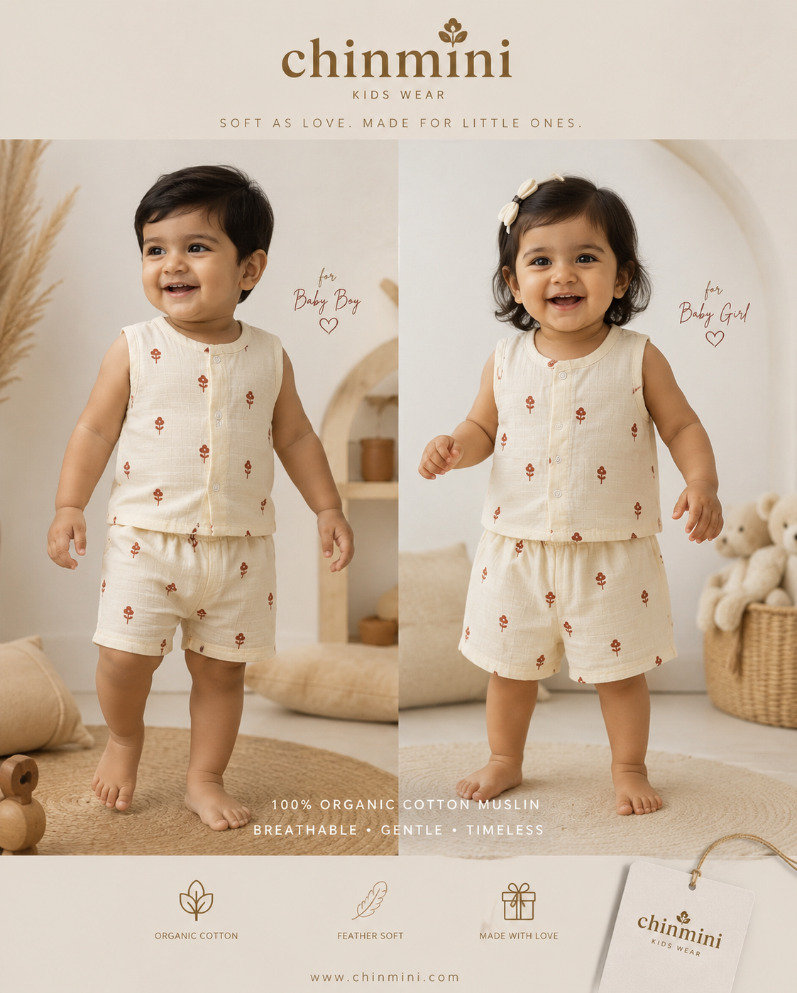 Little Breeze Muslin Co-Ords set