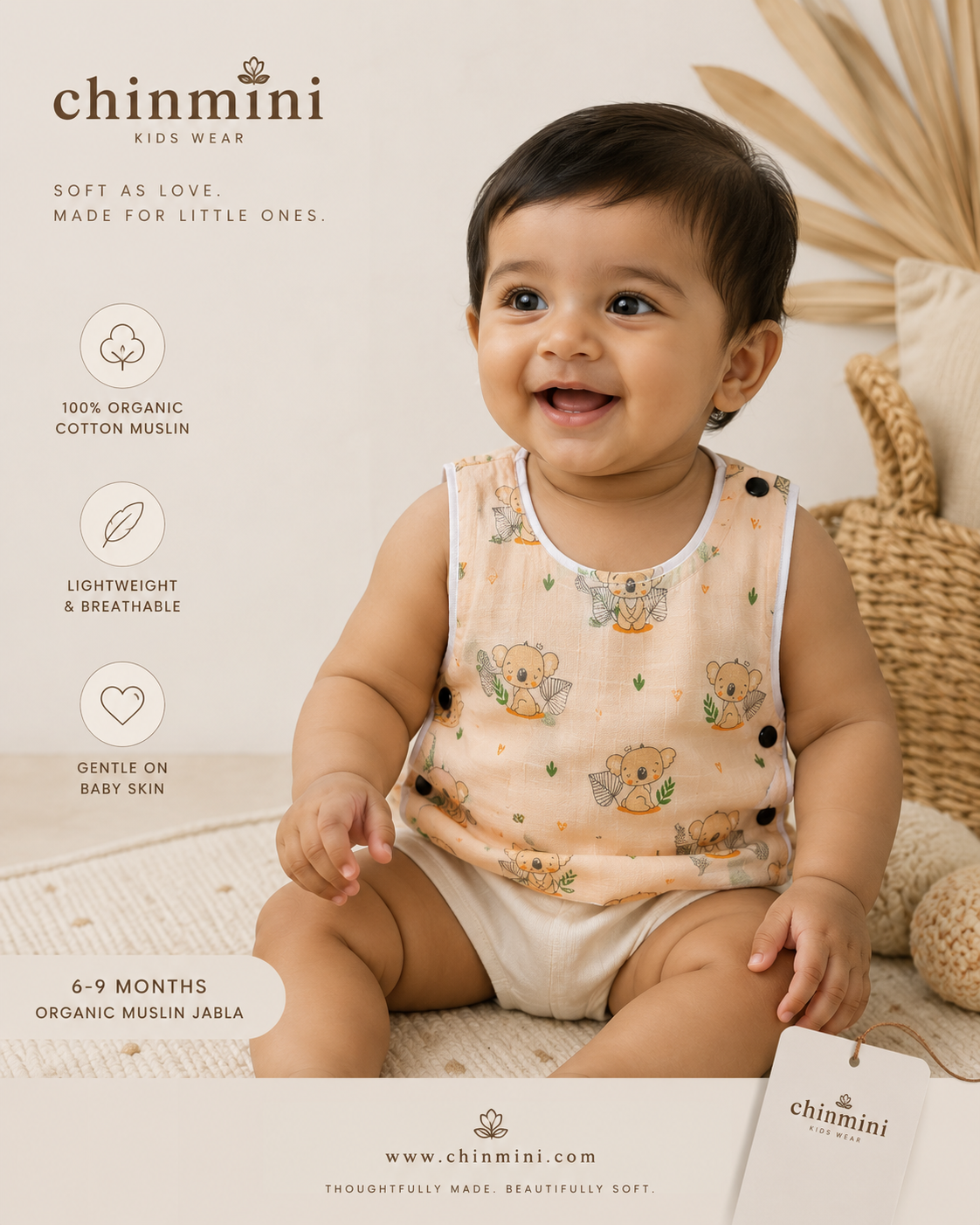 Chinmini Soft Snuggle Button Jabla