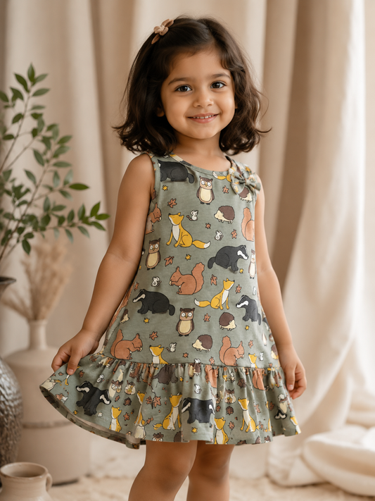 Woodland Whimsy Cotton Frock