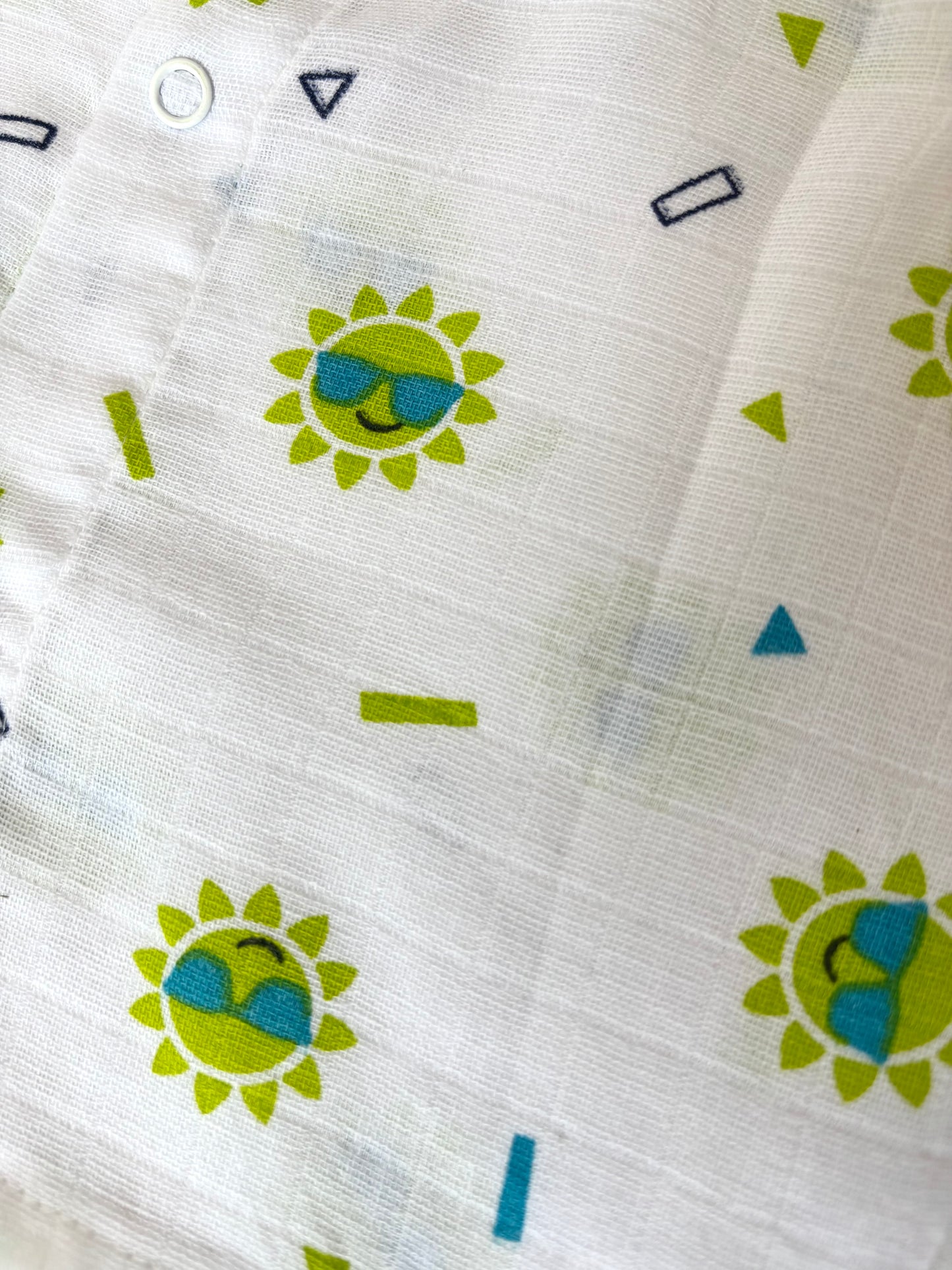 Chinmini™ Butterfly Soft Muslin Jabla Set (Pack of 3) for 6-9 months & 9-12 months