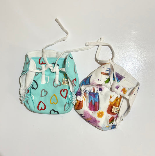 Chinmini Cotton Padded Langot (0–3 Months) | Pack of 2
