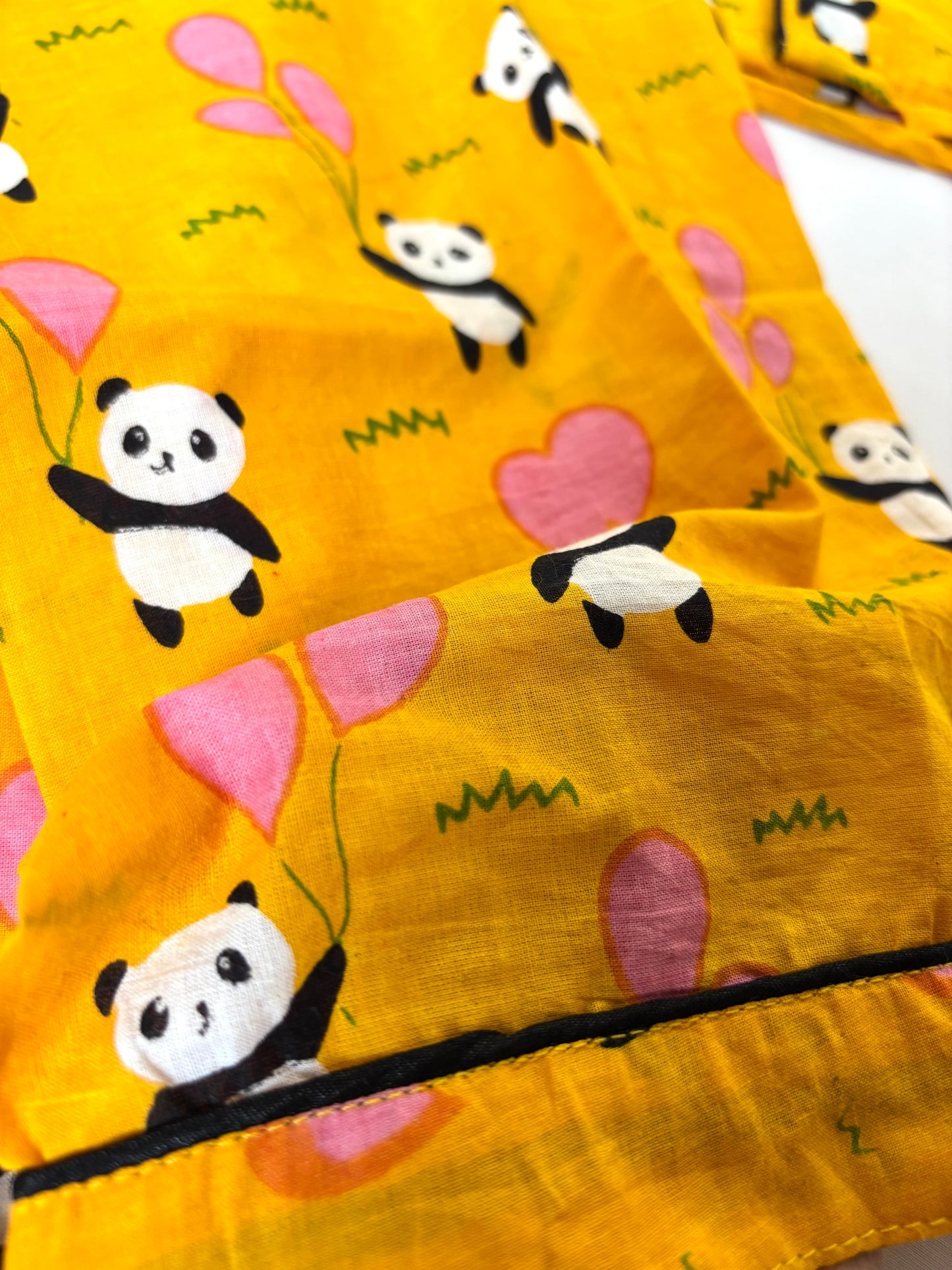 🐼 Panda Balloons Night Suit – 100% Pure Jaipur Cotton