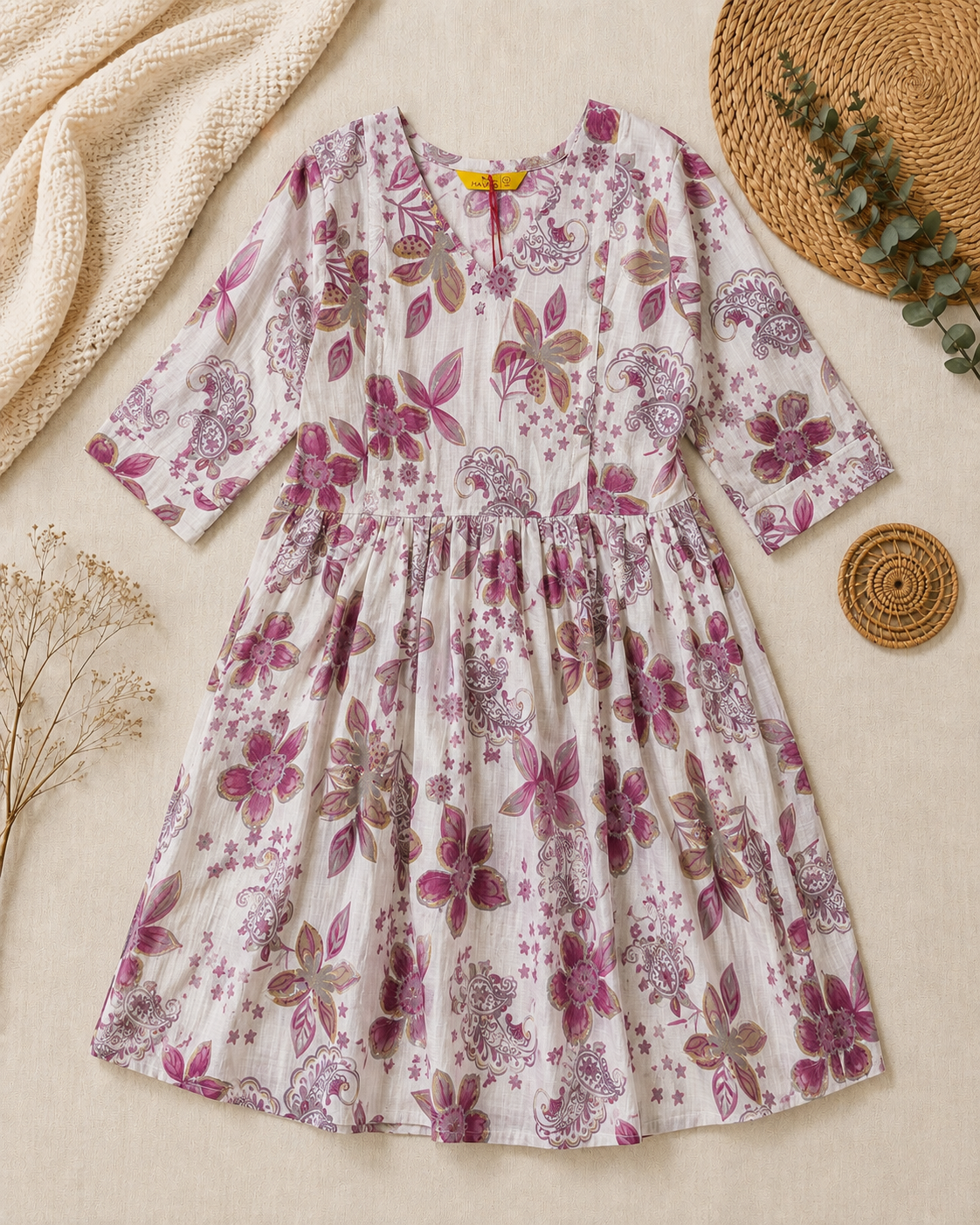 Blush Bloom Feeding Kurta