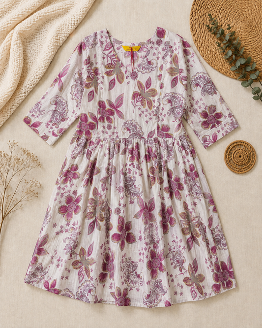 Blush Bloom Feeding Kurta
