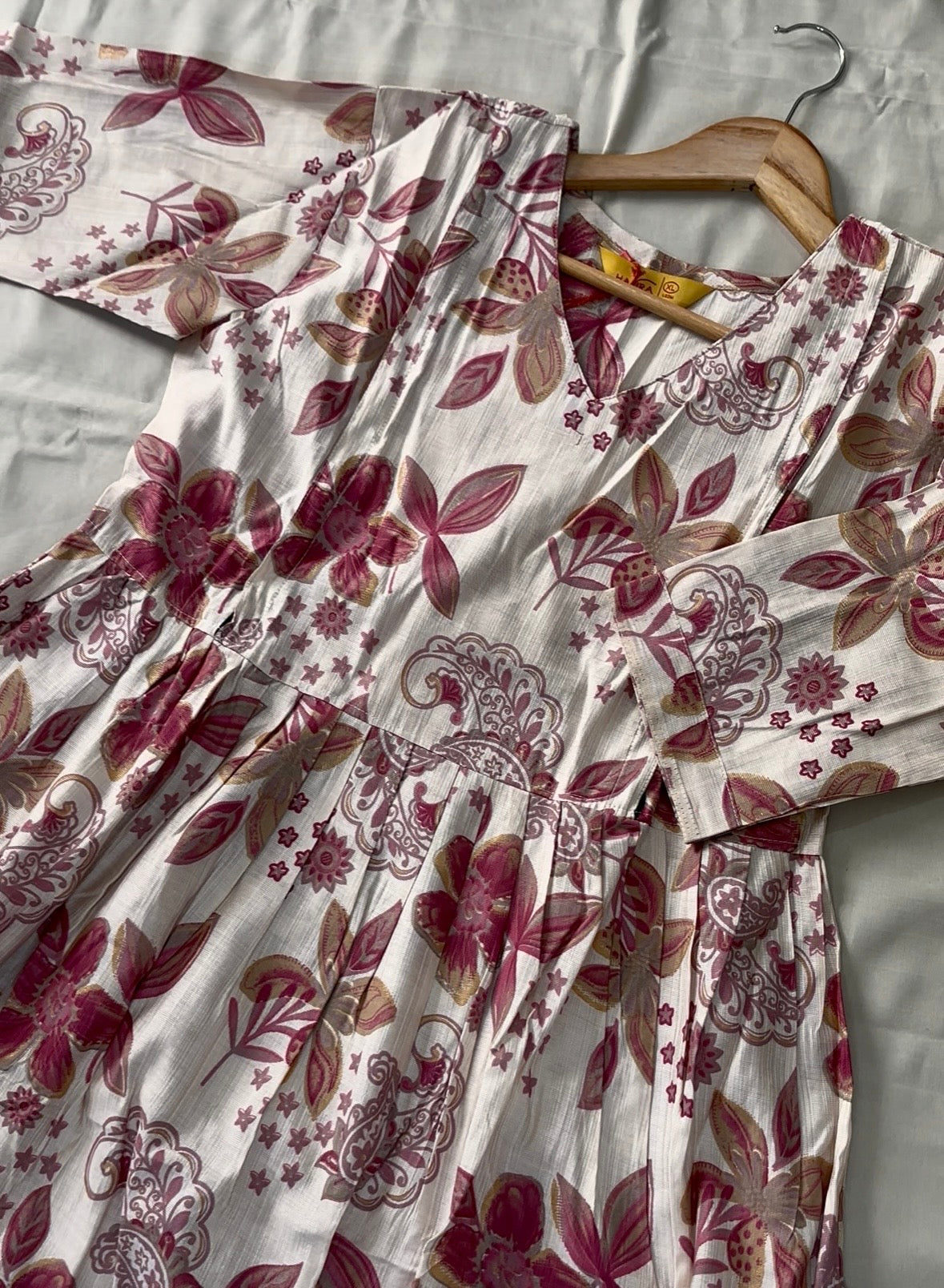 Blush Bloom Feeding Kurta