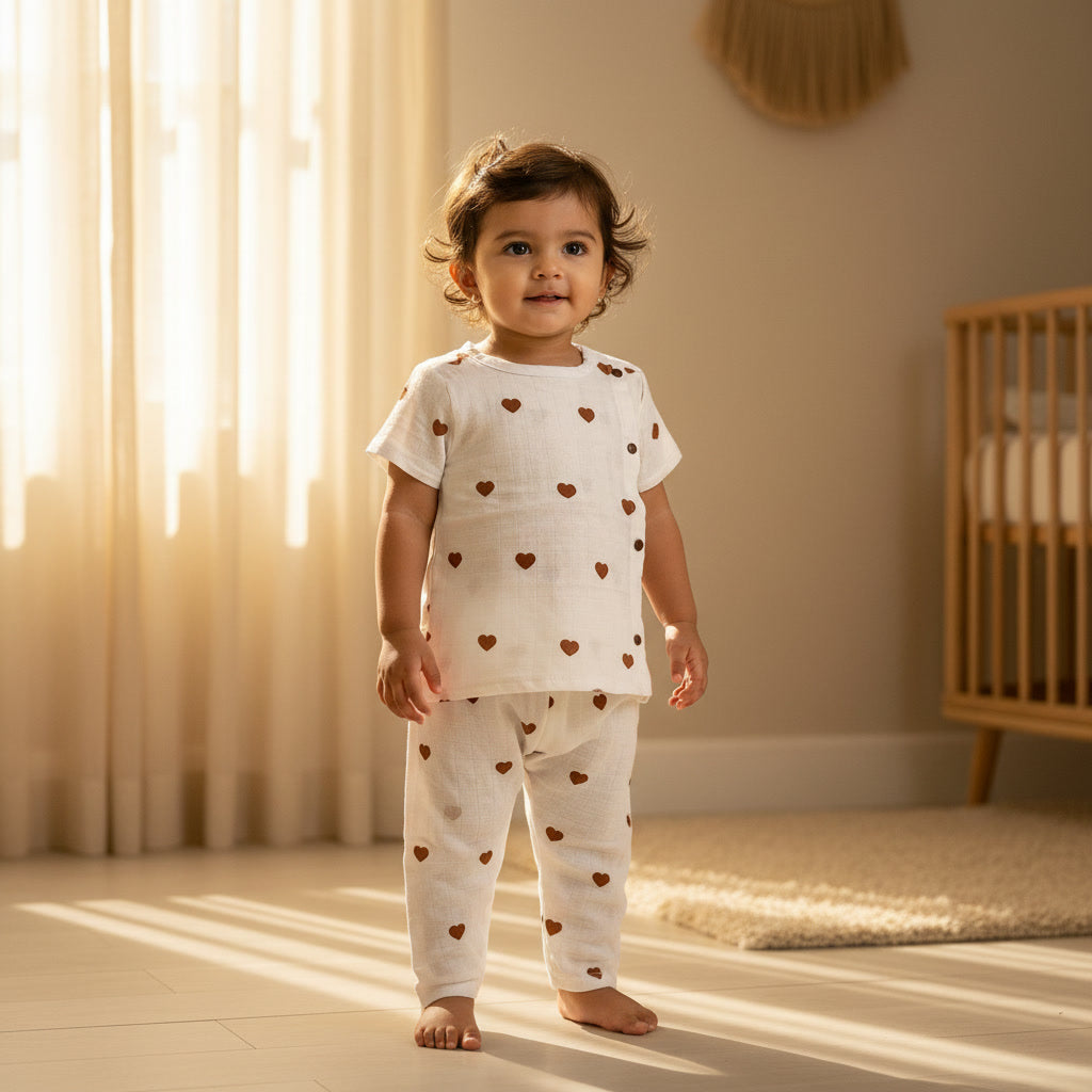 Peekaboo Muslin set